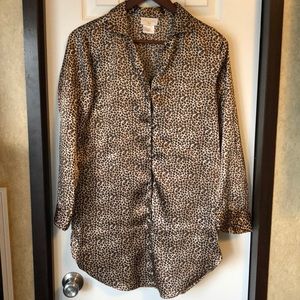 Cheetah print pajama set